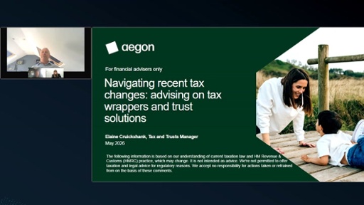 SIFA Webinar with Elaine Cruickshank from Aegon